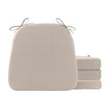 Sage Green 16"x16"x2" Set of 2 Chair Cushions with Ties D601