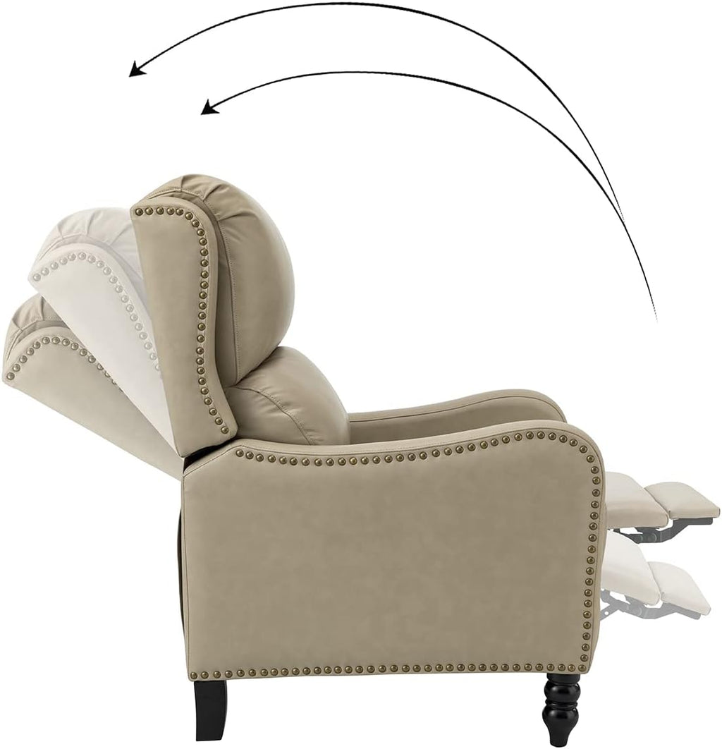 Genuine Leather Recliner TAN C29305