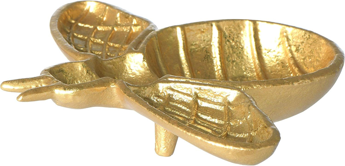 Cast Iron Gold Bee Shaped Dish G323