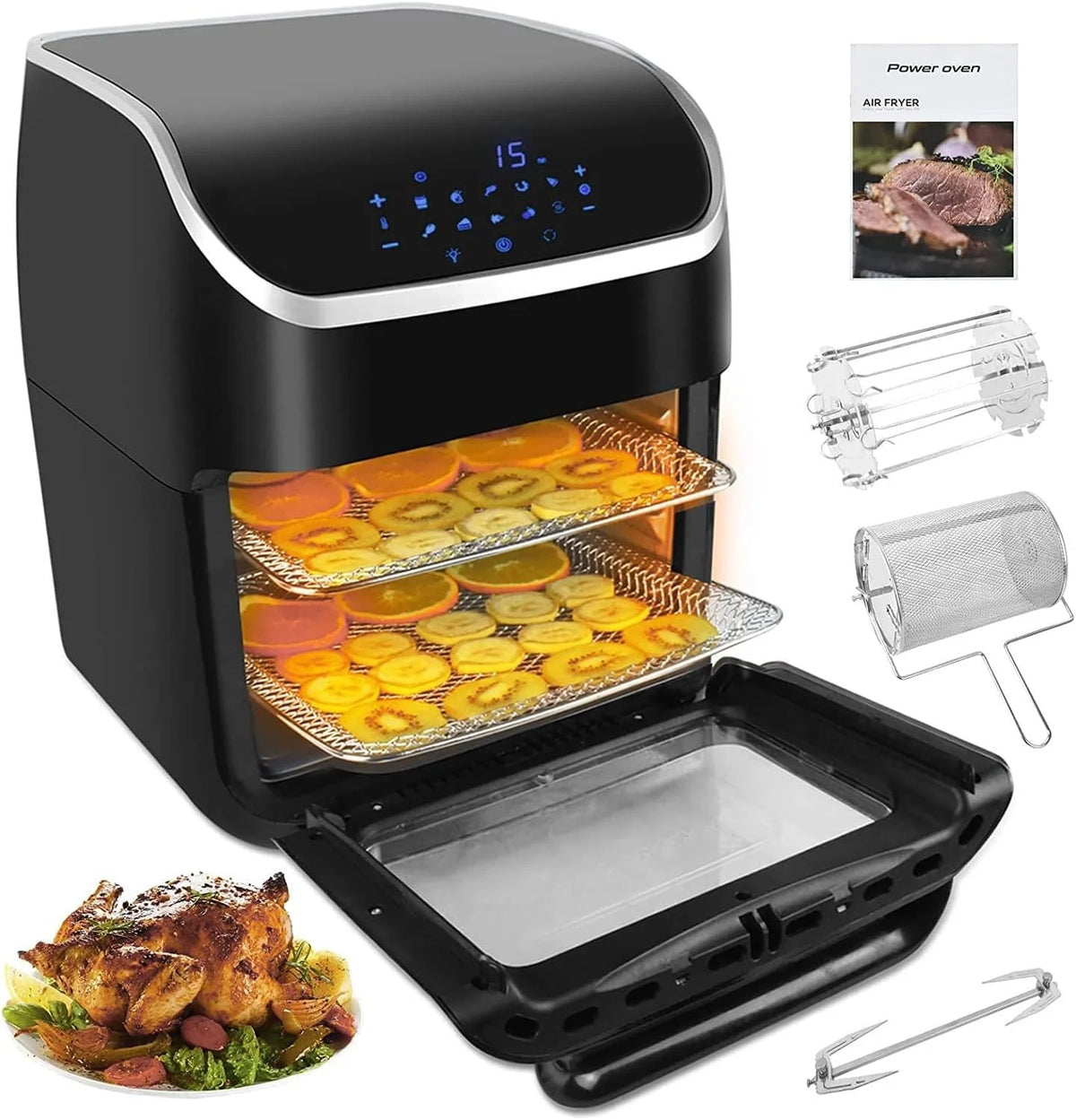 13QT Digital Air Fryer Toaster Oven V44513