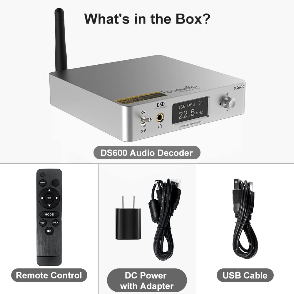 HiFi DAC & Headphone Amplifier with Remote Control N81719