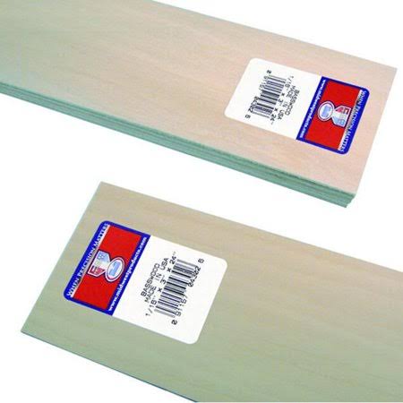 1/16x3x24 Basswood Case of 15 L5383