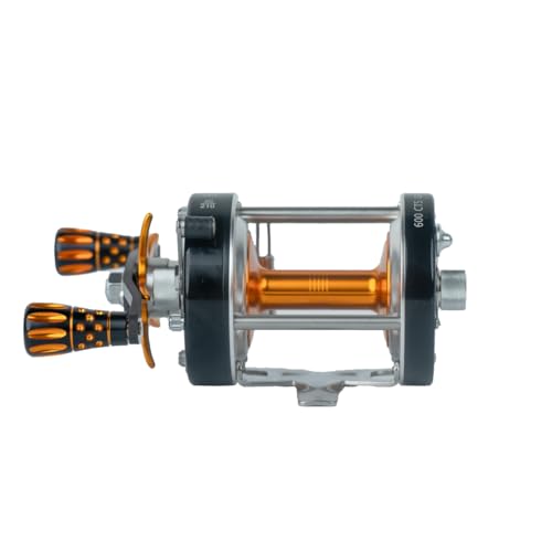 Round Baitcasting Reel with 6+1 Stainless Steel Ball Bearings, 5.3:1 Gear Ratio, 19lb Drag, Brass Gears X474415