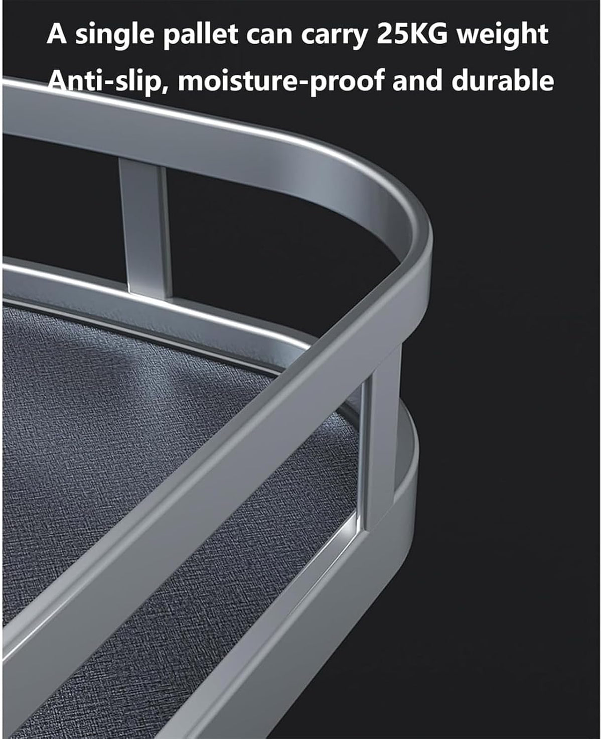 900MM 2-Tiers Swing Tray Cabinet Pull Out Shelf Organizer P13600