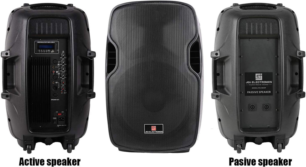 Powered PA Speakers 2-Way 15 Inch Pair I97379