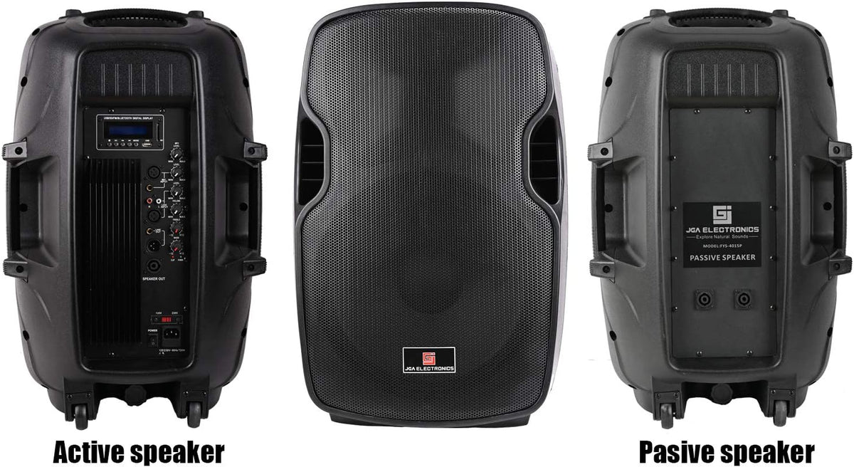 Powered PA Speakers 2-Way 15 Inch Pair I97379