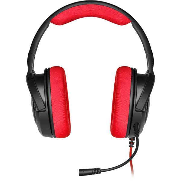 Red Wired Stereo Gaming Headset with Microphone W663585