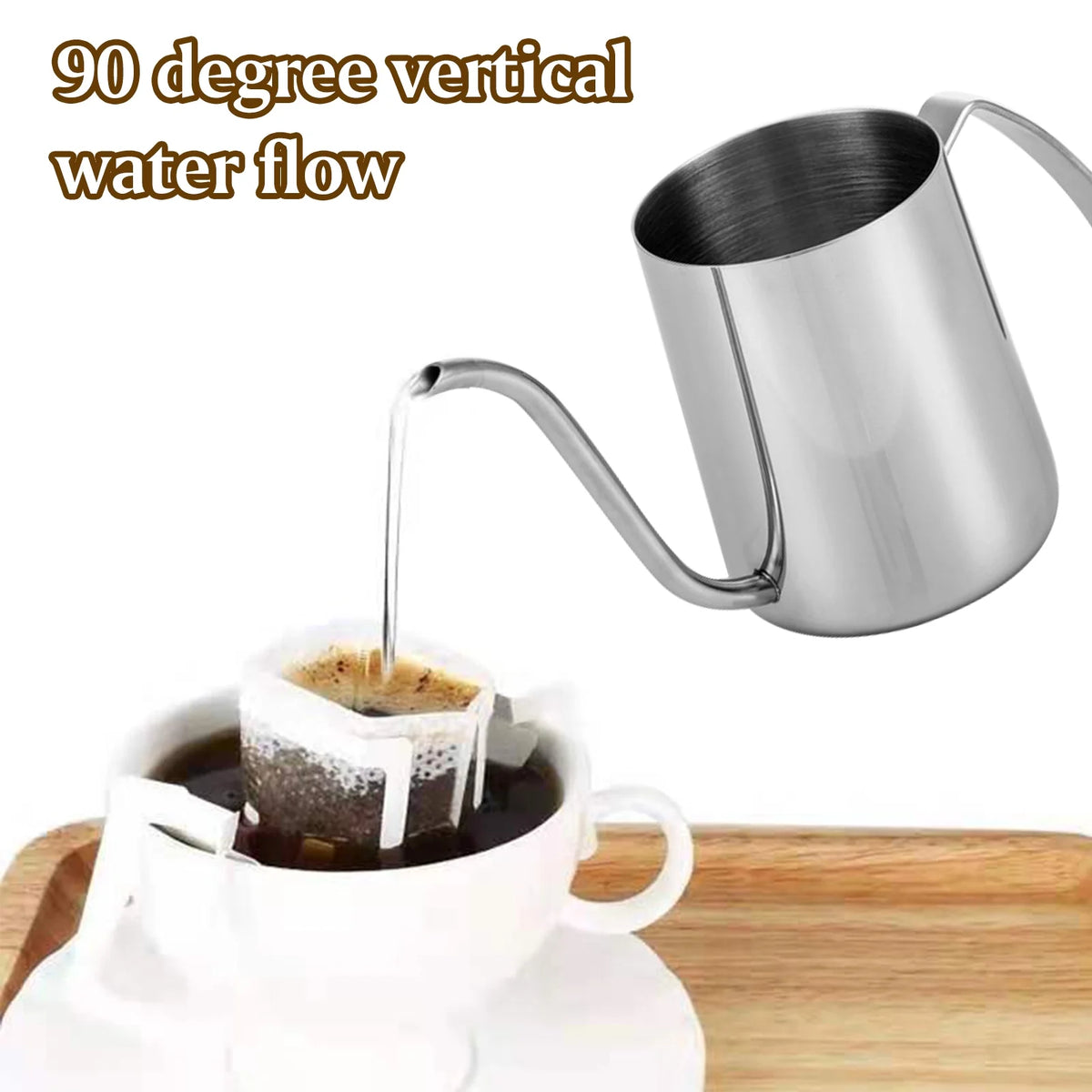 350Ml Stainless Steel Gooseneck Coffee Kettle Y5896