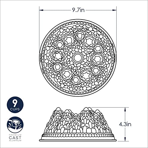 Silver Bundt Pan X476