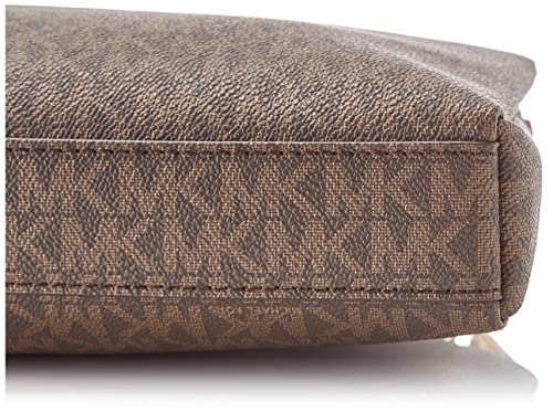 Leather Medium Triple Compartment Crossbody V8691