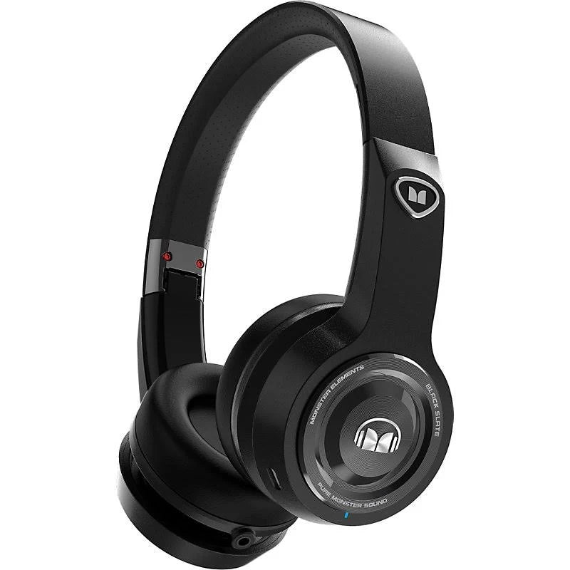 Black Slate On-Ear Wireless Bluetooth Headphones V876