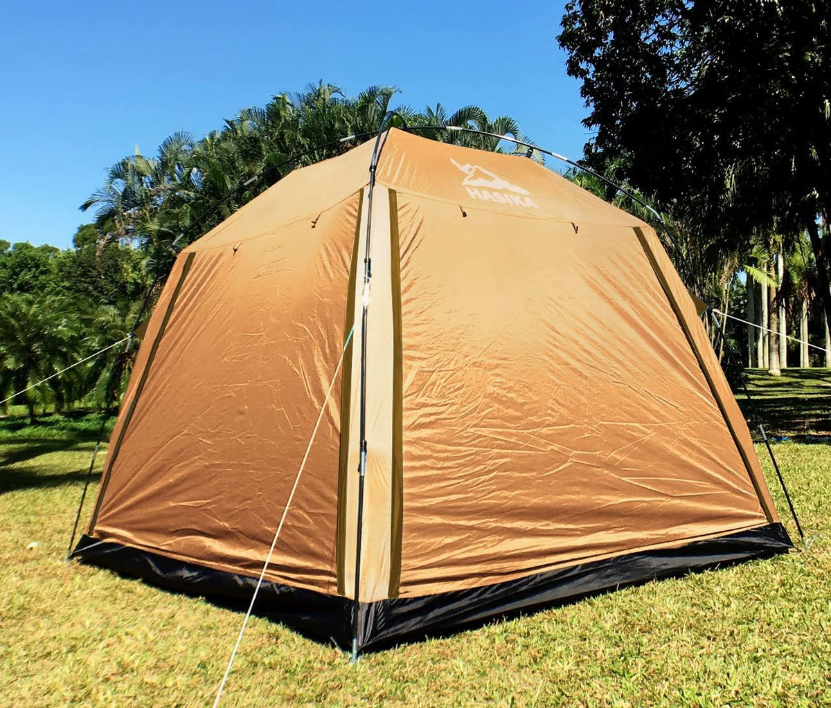 8ft x 8ft Screened 4-Person Camping Tent Z9604
