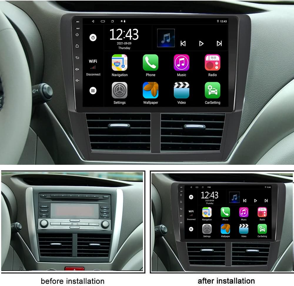 Android 11 9 inch Touch Screen Bluetooth Car Radio J3472