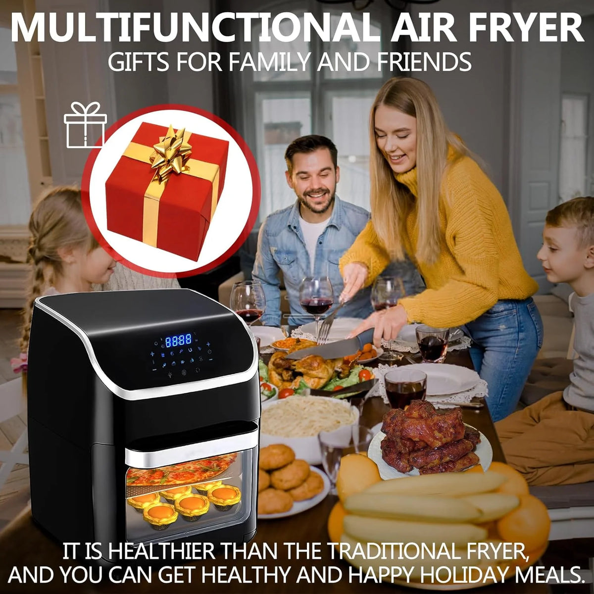 13QT Digital Air Fryer Toaster Oven V44513