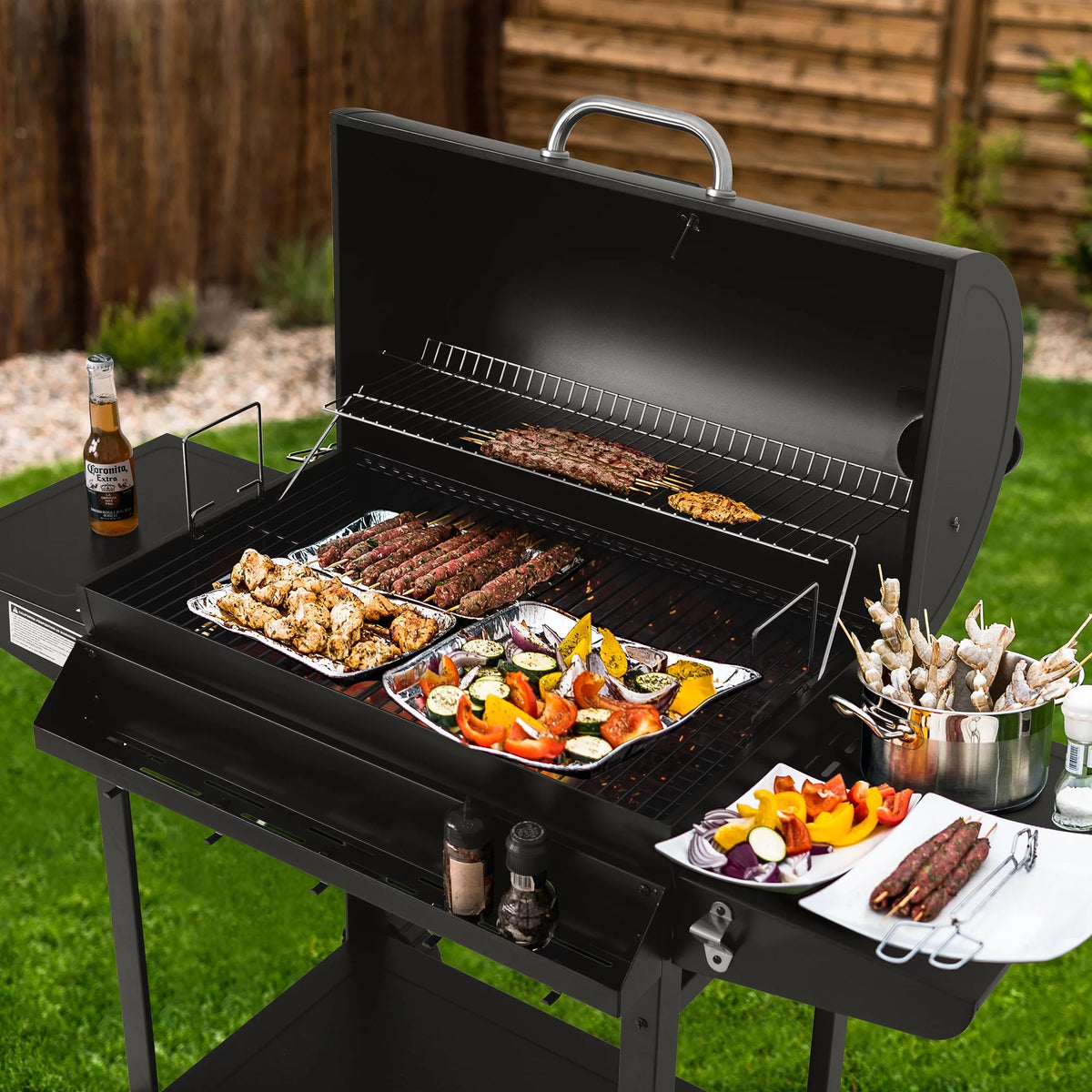 30" Barrel Charcoal Grill I349