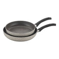 2pc Aluminum Nonstick Fry Pan Set J7513