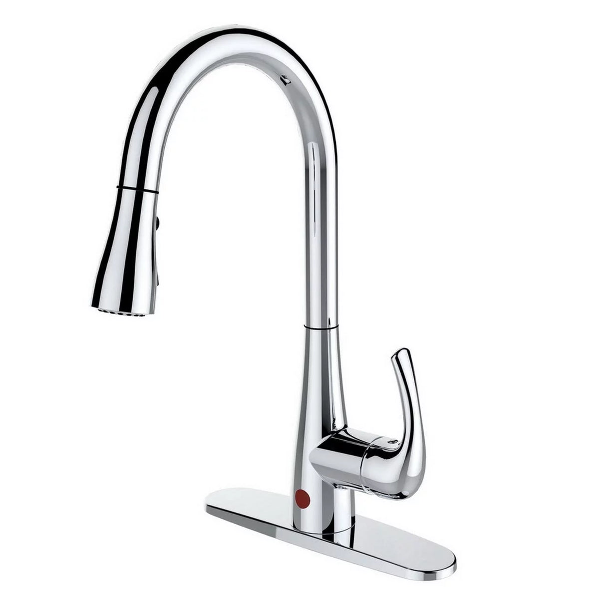 Single-Handle Pull-Down Sprayer Kitchen Faucet Chrome H1879