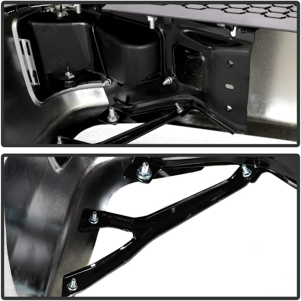 Chrome Steel Complete Rear Bumper Assembly Z830233
