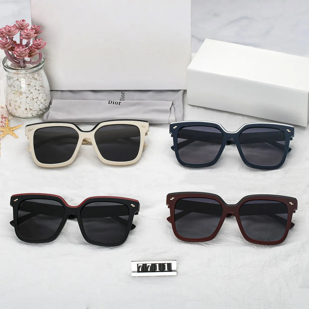 Simple Double Color Polarized Sunglasses D606013