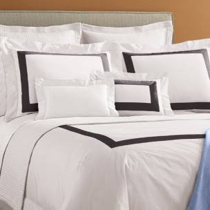 White/Charcoal Twin Duvet Cover R5716