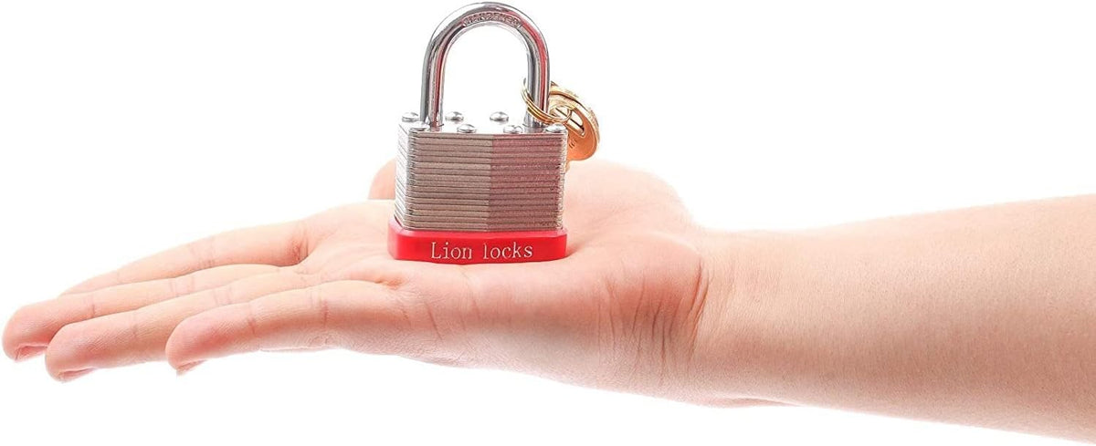 24 Keyed-Alike Padlocks with Hardened Steel Case Brass Cylinder 24-Pack O237719
