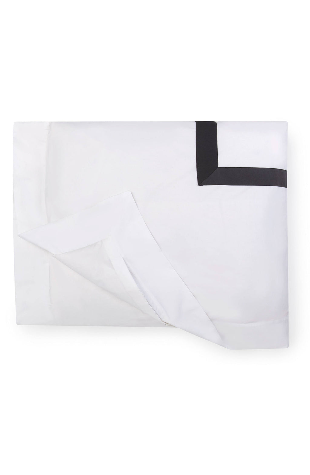 White/Charcoal Twin Duvet Cover R5716