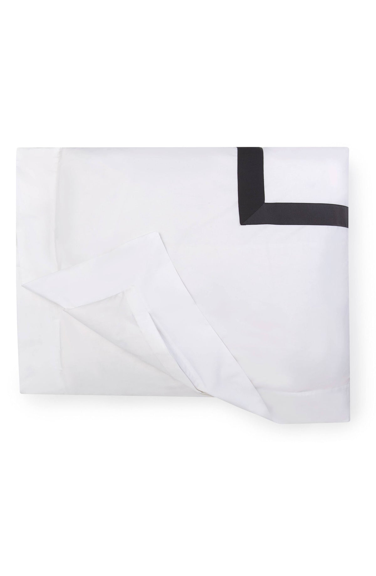White/Charcoal Twin Duvet Cover R5716