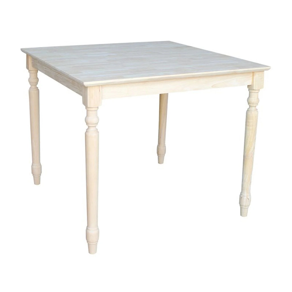 Solid Wood Top Dining Table in Natural U388235