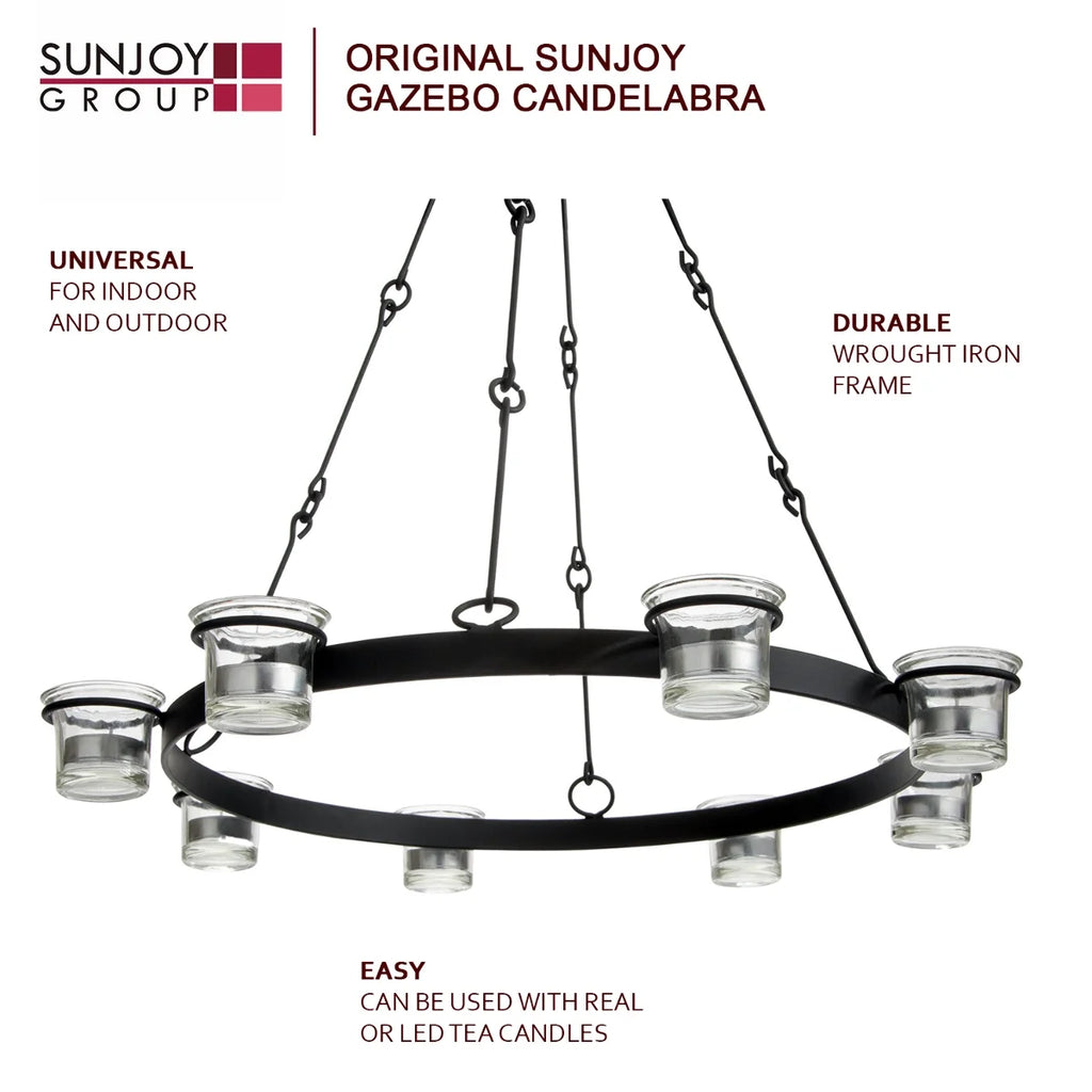 Fully Assembled 6-candle Hanging Chandelier R262124
