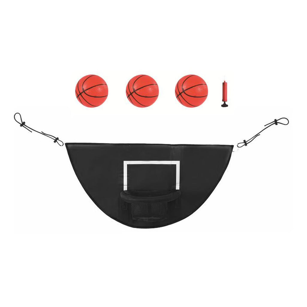 Mini Basketball Hoop for Trampoline with Enclosure Basketball Rack Sports Toys Lightweight Board Trampoline Accessories With Ball N282
