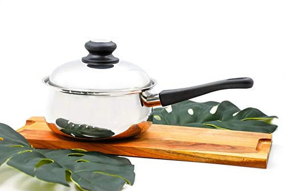 2-Quart Stainless Steel Sauce Pan with Lid O625