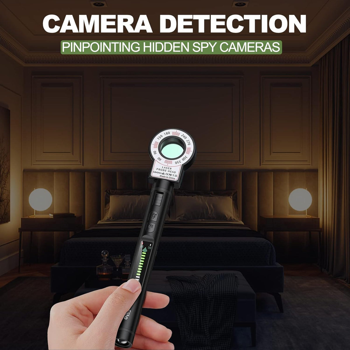 Pack of 2 RF Detector Bug Detector L4642