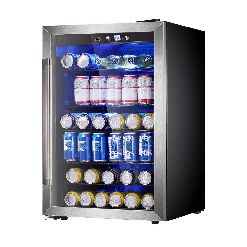 4.4 Cubic Feet 145 Can Beverage Refrigerator Glass Door H452245