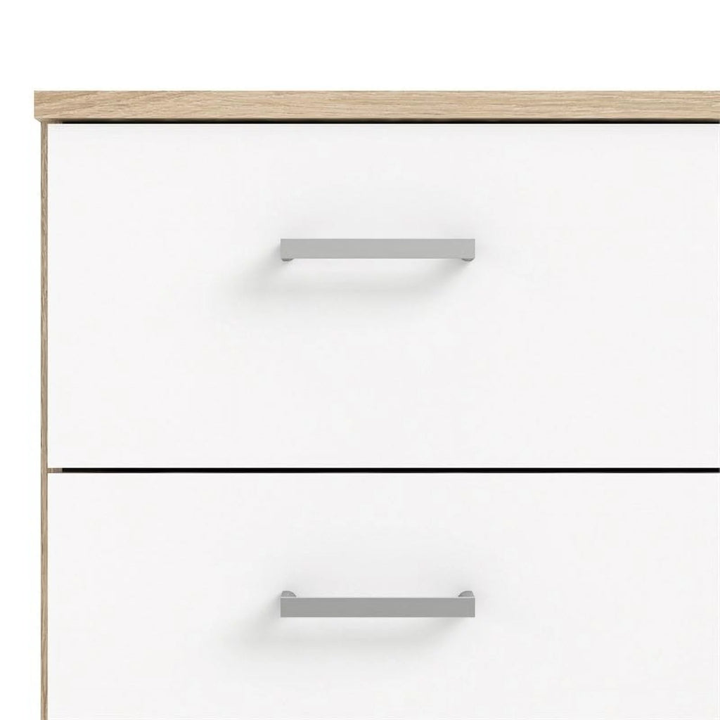 3 Drawer Oak Structure White Chest N920279
