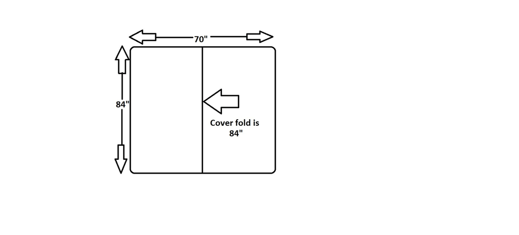 70 x 84 inch Hot Tub Cover G1314
