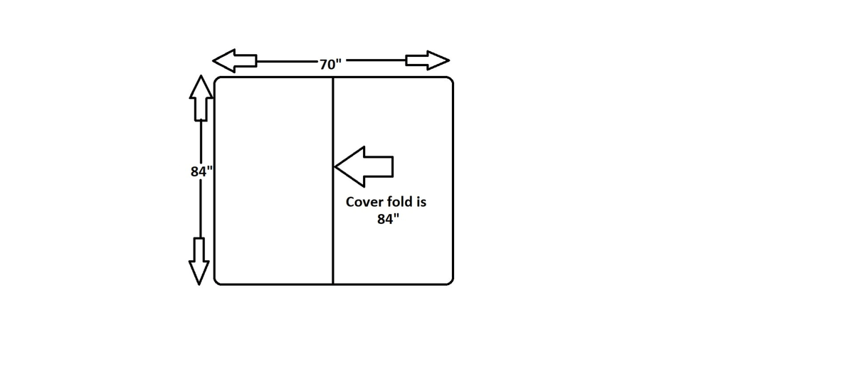 70 x 84 inch Hot Tub Cover G1314