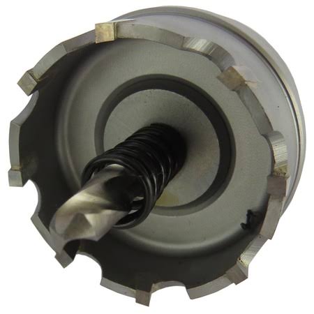Carbide Tipped Hole Cutter, 3-13/16x22, 1x22 Depth of Cut W829