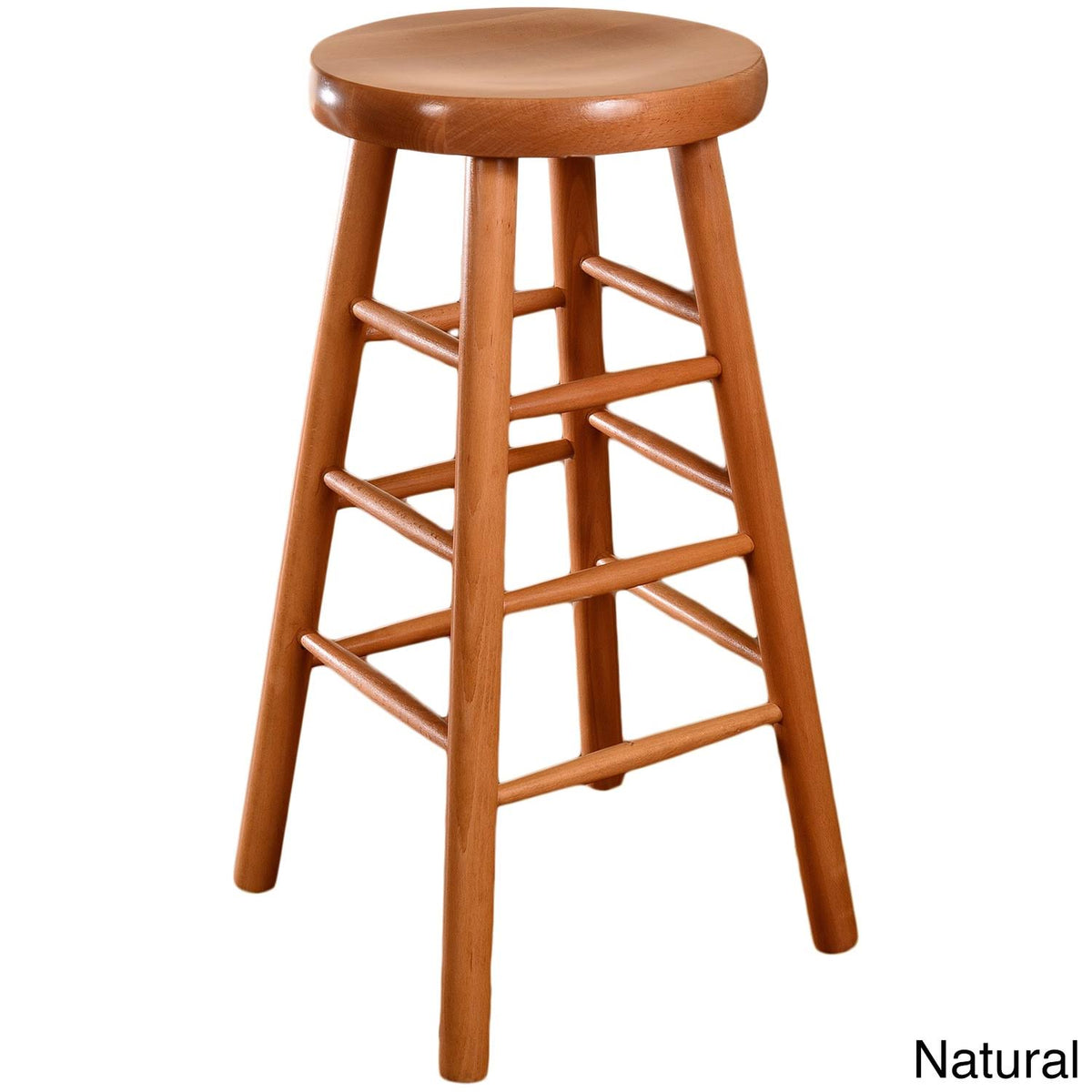 Backless Beech Wood Bar Stool P178