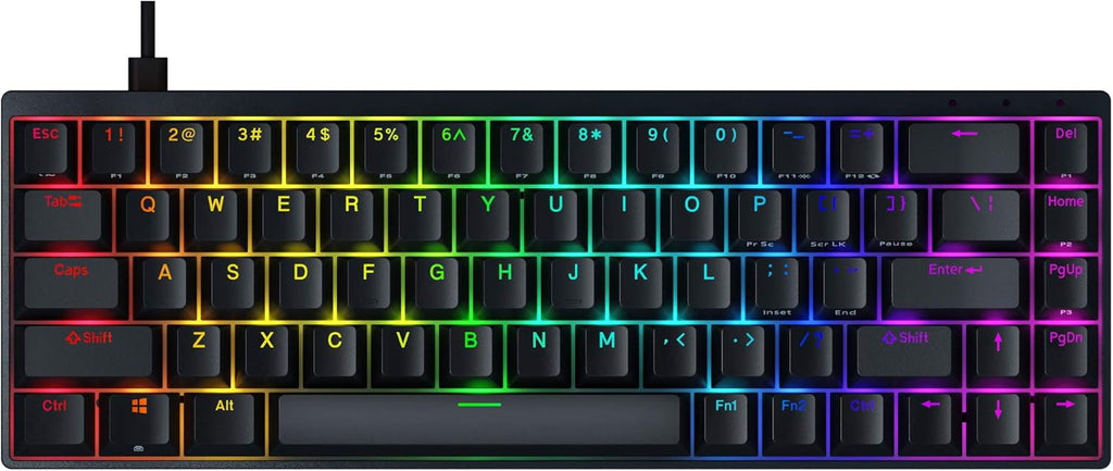 65% RGB Mechanical Keyboard with Aluminium Chassis F334491
