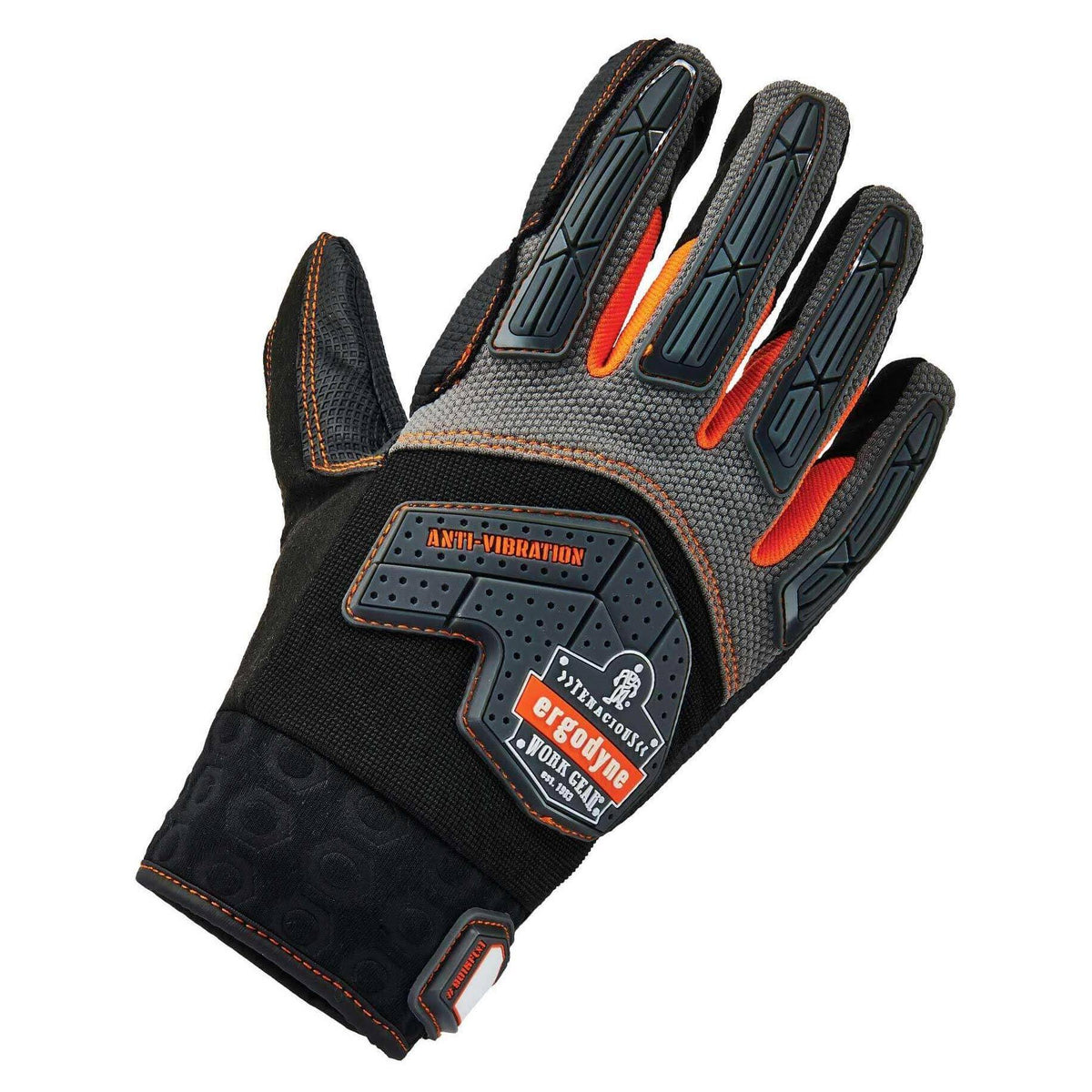 Black XL Anti-Vibration Gloves B1869