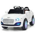 White Kids Ride on Car with Remote Control O199495