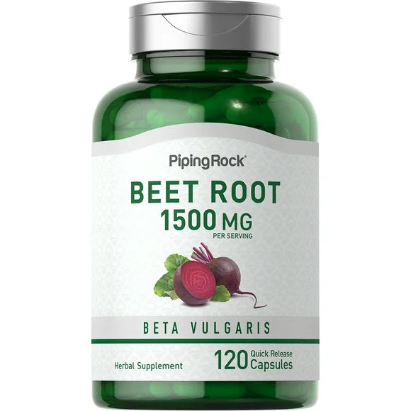 Beet Root 1500 mg 120 Quick Release Capsules S4736