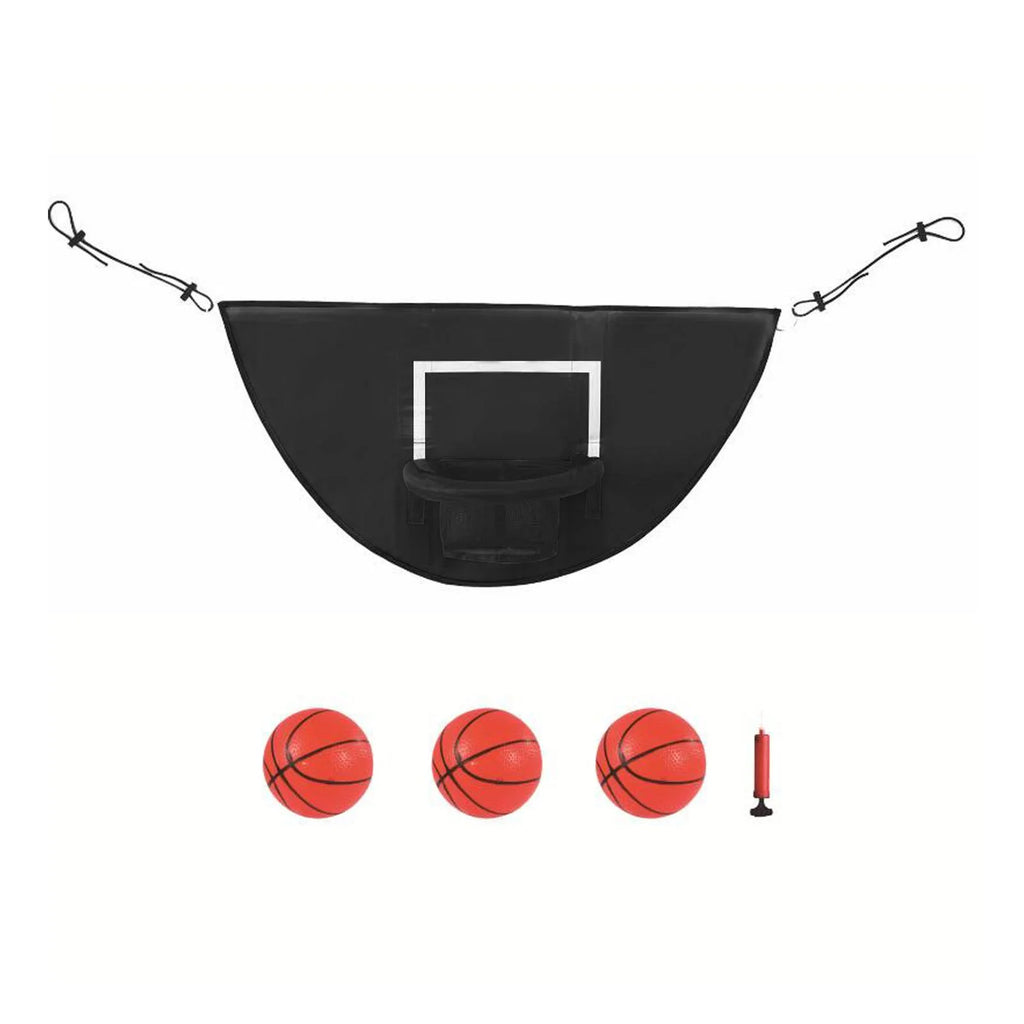 Mini Basketball Hoop for Trampoline with Enclosure Basketball Rack Sports Toys Lightweight Board Trampoline Accessories With Ball N282