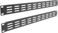 2 Pack Black 1U Metal Vented Blank Panel for 19inch Server Rack Y91241