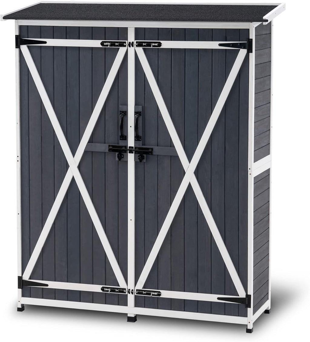 Outdoor Storage Cabinet with Double Lockable Doors A465690