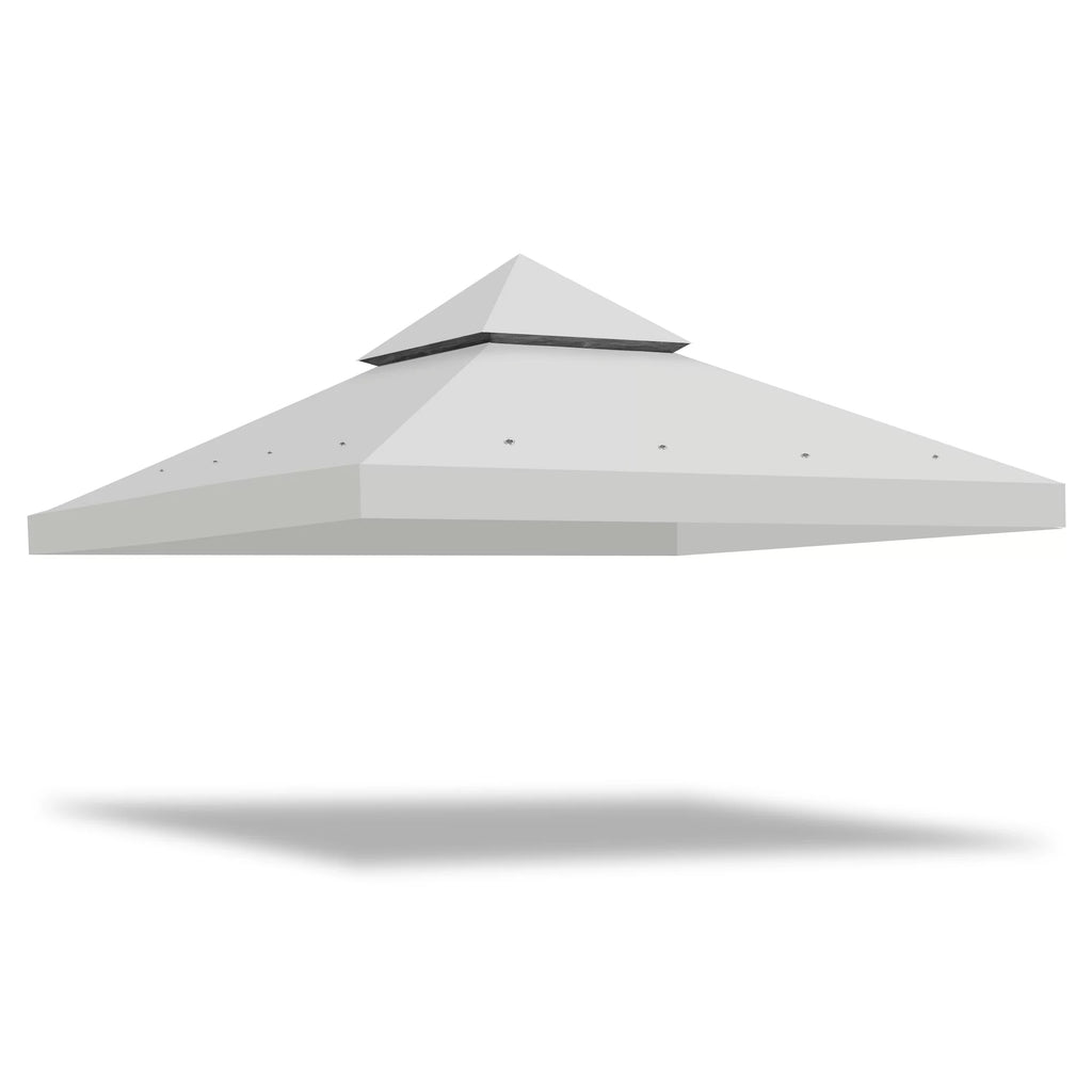 10'x10' 2 Tier Grey Canopy Cover E725265