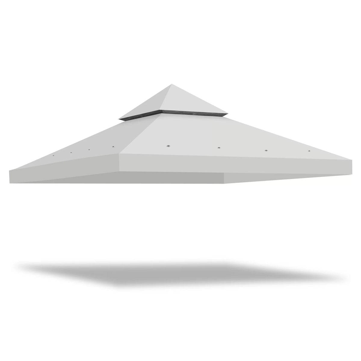 10'x10' 2 Tier Grey Canopy Cover E725265