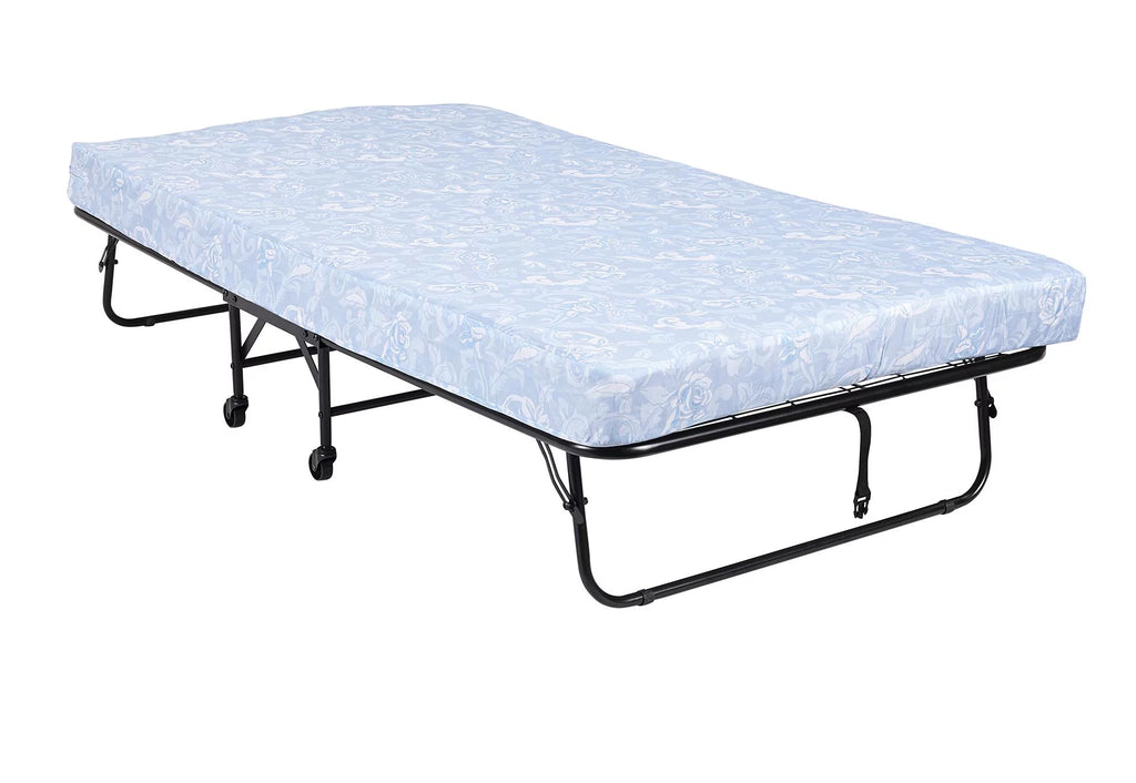 Folding Rollaway Guest Bed with 5 Inch Mattress, Twin X920788