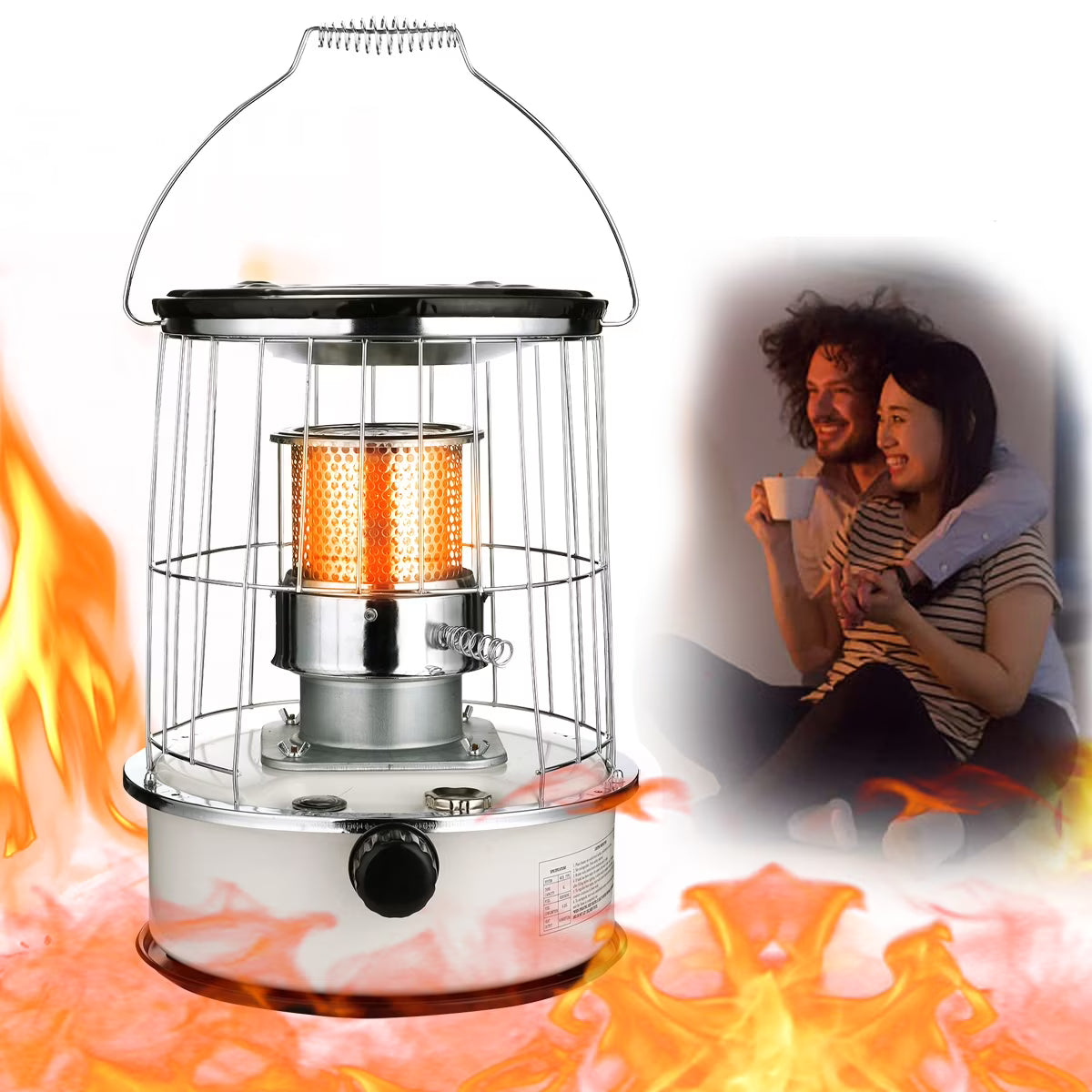 Portable Kerosene Heater Stove, 10000BTU, 6L S145294