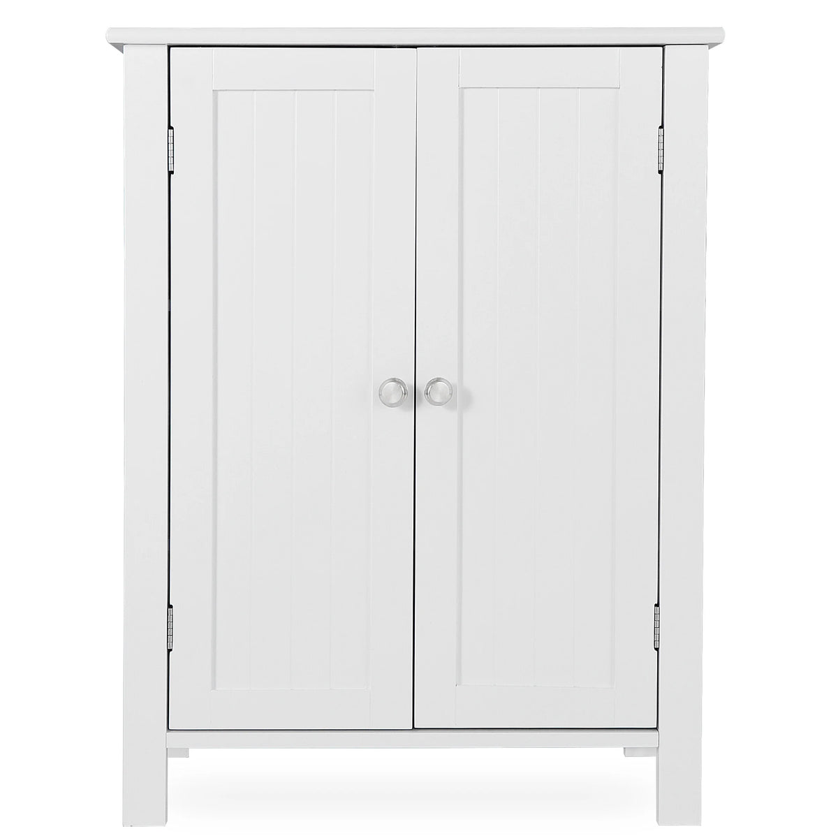 White 2-Door Wooden Bathroom Storage Cabinet T905009